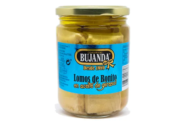 Bujanda Bonito tronco aceite oliva 350 ml
