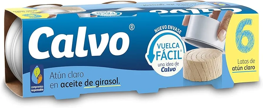 Calvo Atún claro aceite girasol 4,5 kg