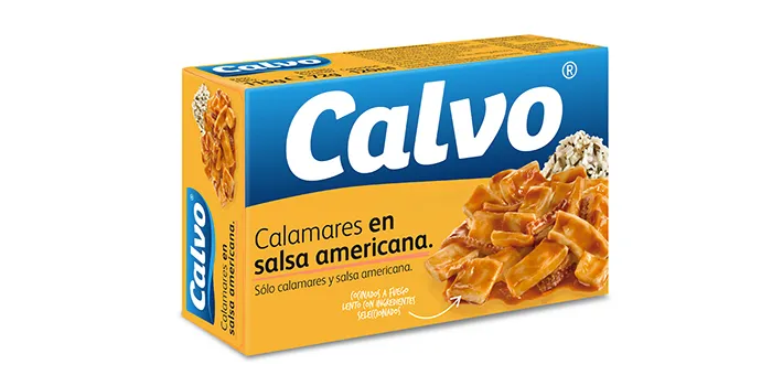 Calvo Calamar salsa americana 120 g