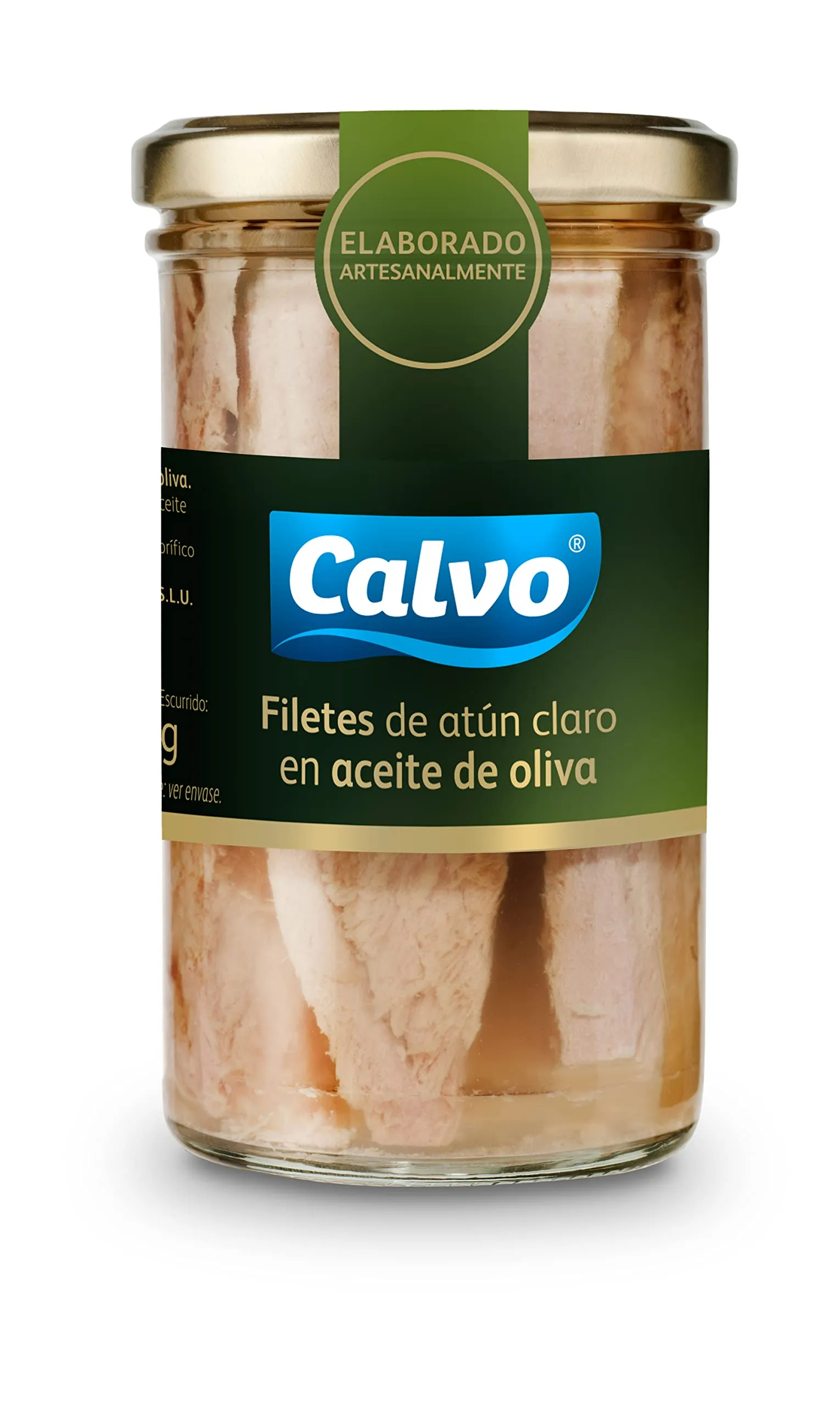 Calvo Filete atún claro aceite oliva tarro 250 g
