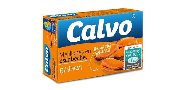 Calvo Mejillones escabeche 13/18 120 g