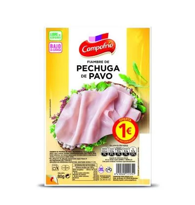 Campofrio Pechuga pavo lonchas