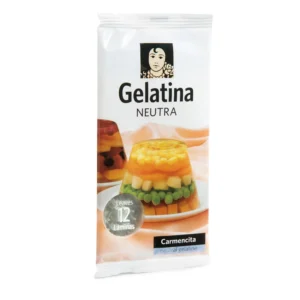 Carmencita Gelatina 20gr 12 Laminas Bols
