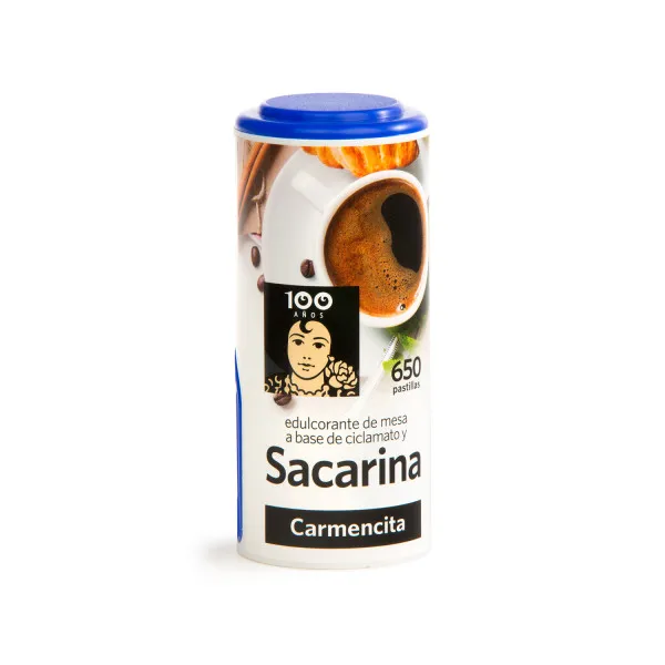 Carmencita Sacarina 650 Pastillas