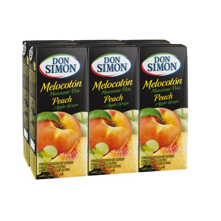 Don Simón Zumo Melocotón-uva P-6 200 ml