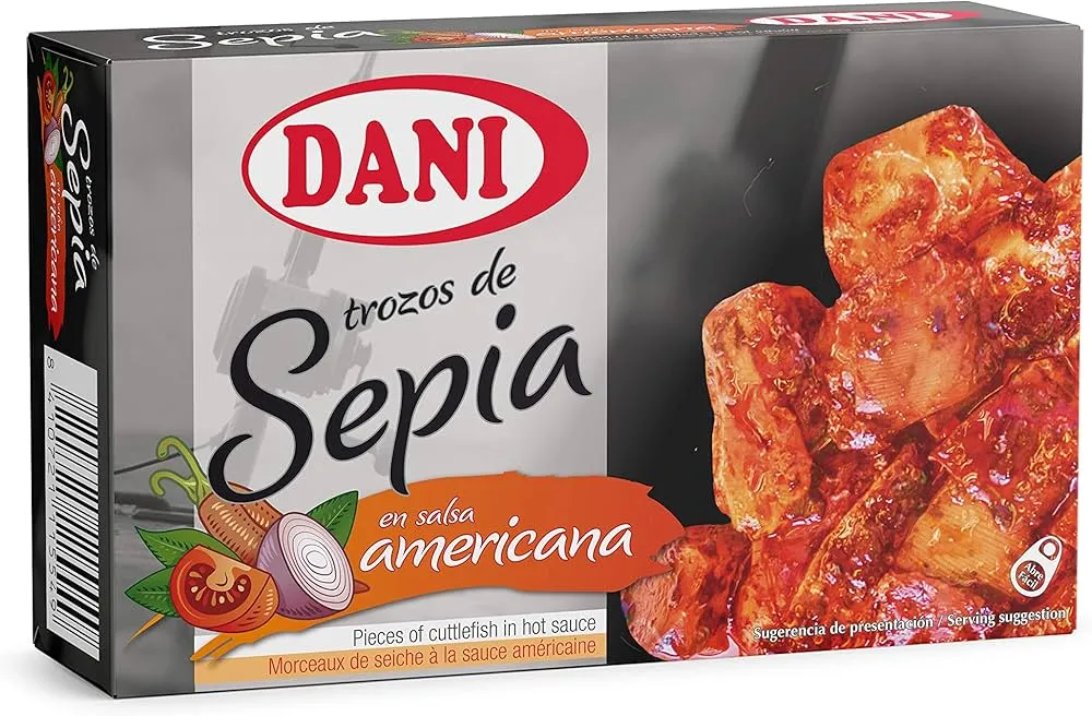 Dani Sepia trozos salsa aceite oliva 110 g