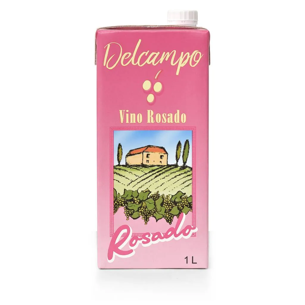 Delcampo Vino Rosado en Brik 1L