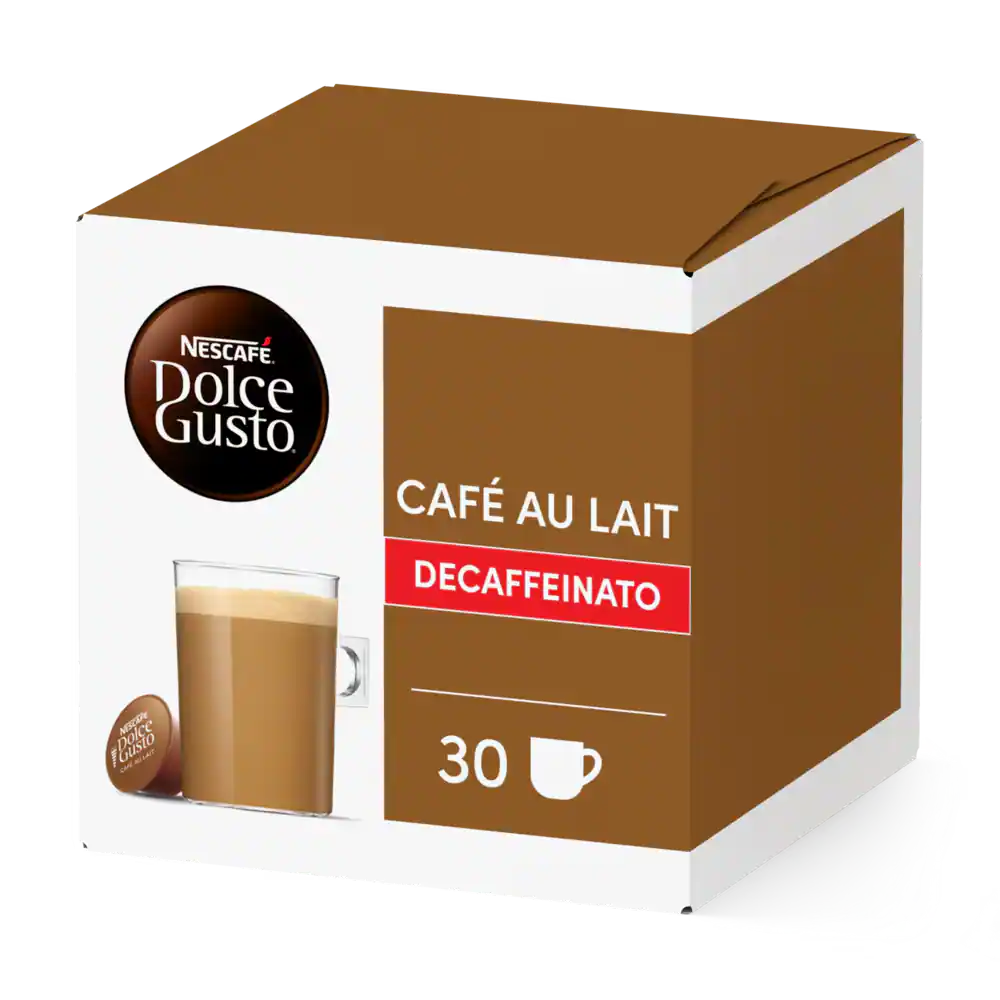 Cápsulas Dolce Gusto Café con Leche Descafeinado