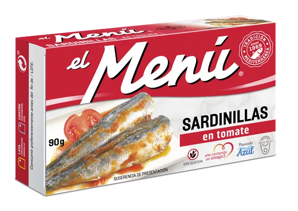 El Menu Sardinillas salsa tomate 90 g