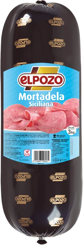 El Pozo Mortadela siciliana 3x5 kg