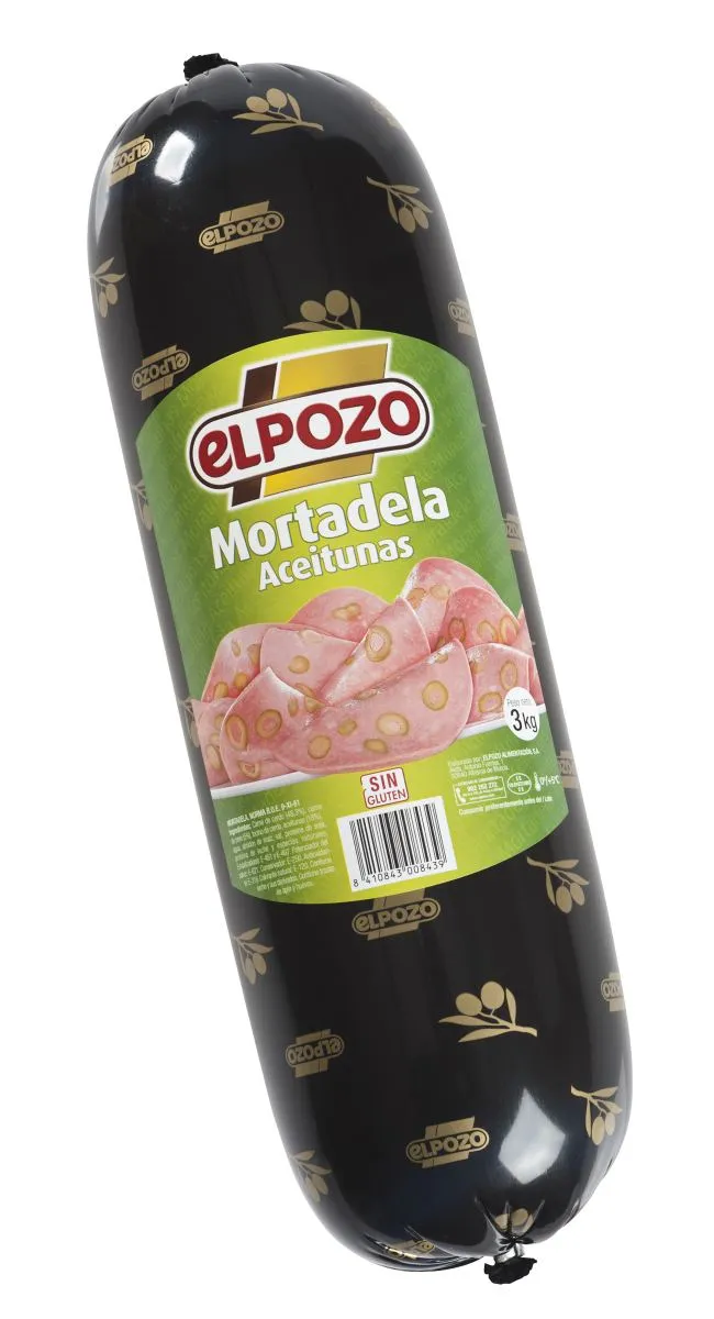 El Pozo Mortadela siciliana olivas 3x5 kg