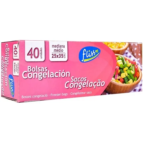 Fliss Bolsas Congelación 22x35 40 Uni