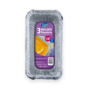 Fliss Molde Aluminio Rectangular 1.5 Ltr