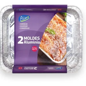 Fliss Molde Aluminio Rectangular 2.7 Ltr