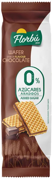 Florbu Barquillo chocolate sin azúcar 150 g