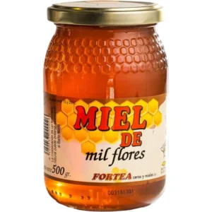 Fortea Miel de flores cristal 0,5 kg bote 2 kg