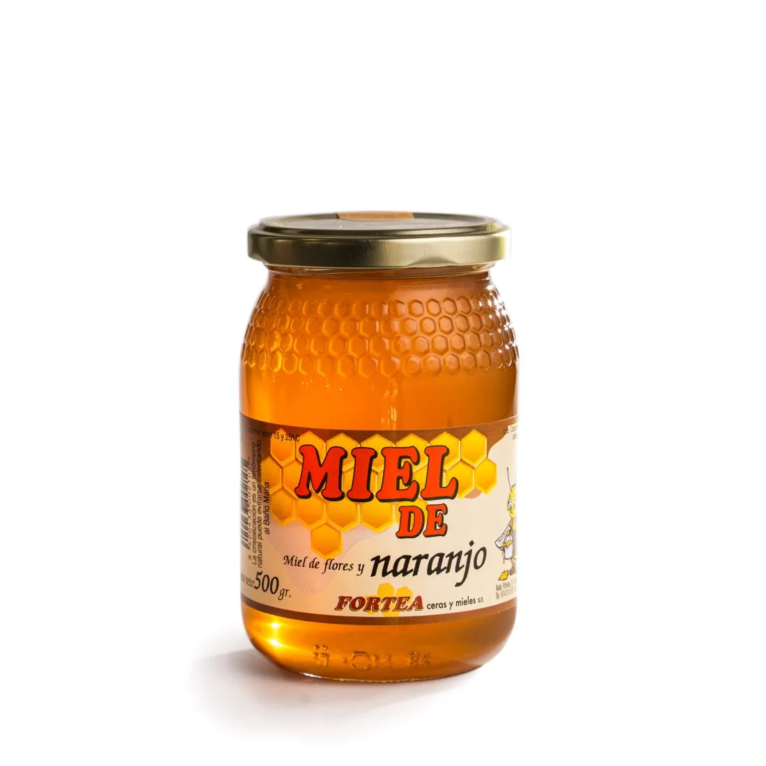 Fortea Miel de naranjo cristal 950 g