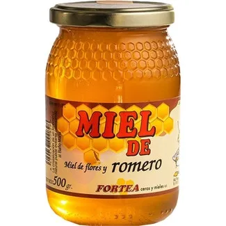 Fortea Miel de romero cristal 0,5 kg bote 2 kg