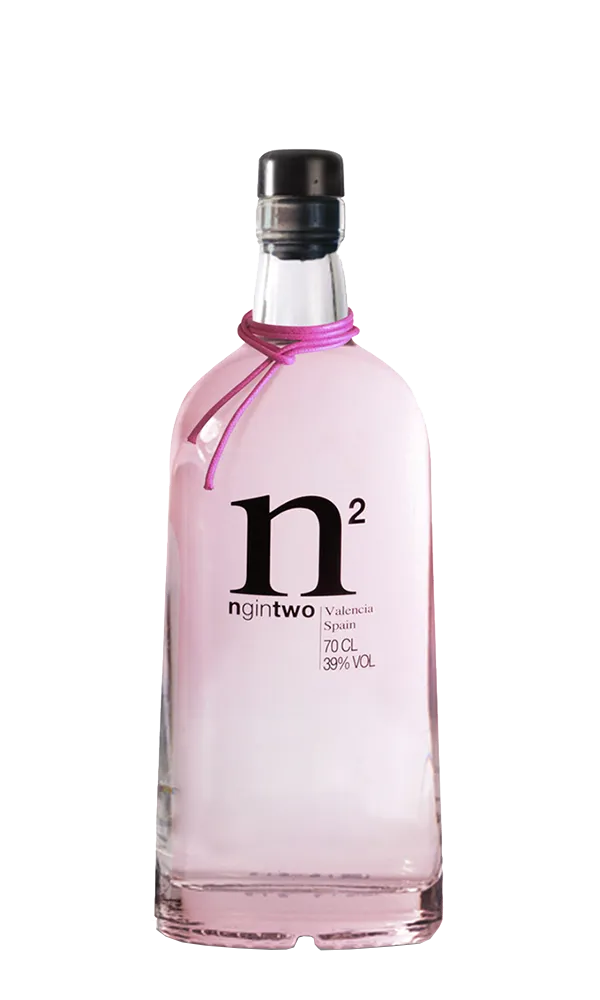 Gin N2 Pink (color Rosa) - Botella 70 cl