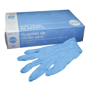 Guantes Nitrilo Azul Tarros 100 Unid.
