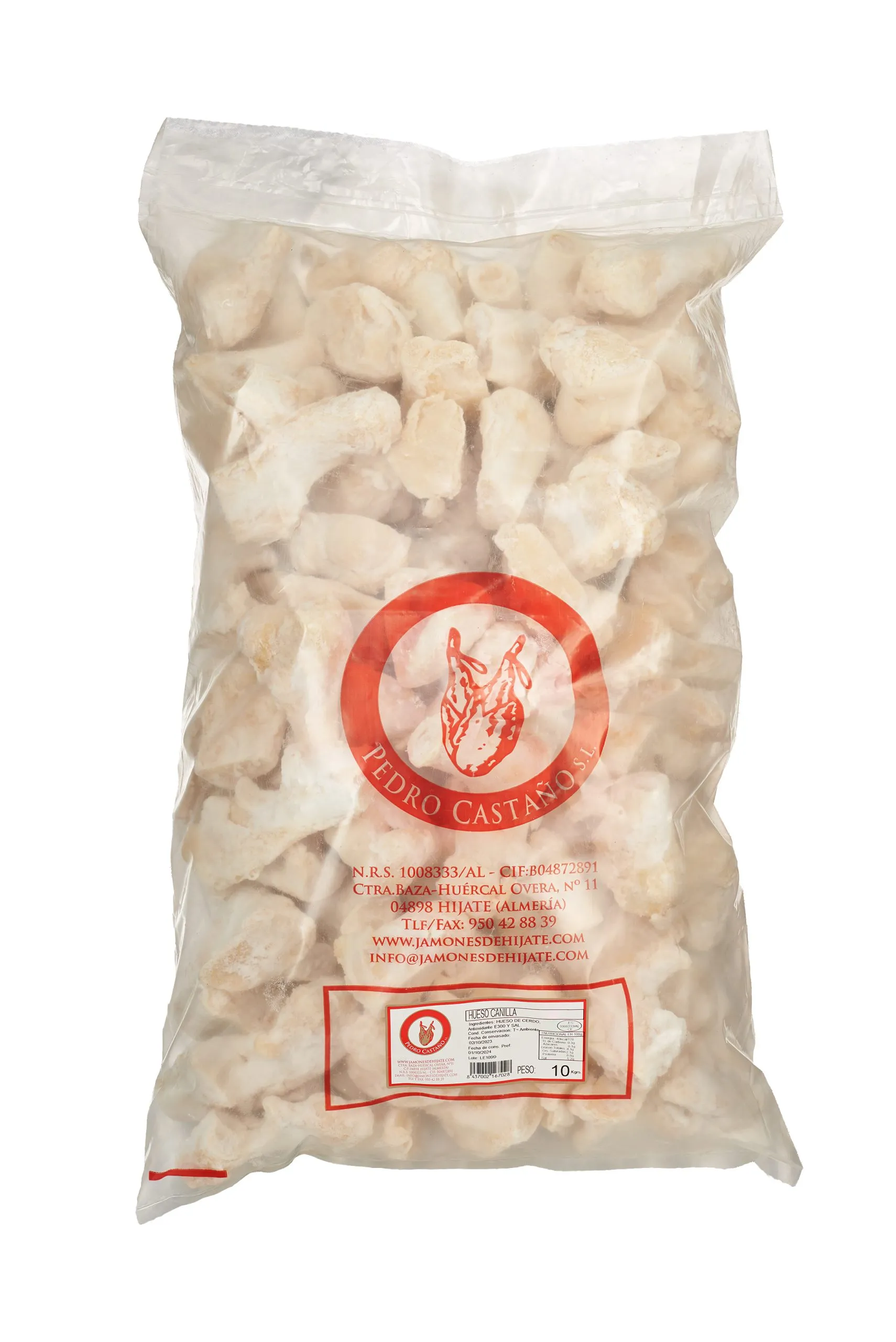 Huesos Blancos en Bolsa 10 kg