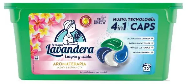 Lavandera 4en1 Jazmín Bergamota 22 Caps