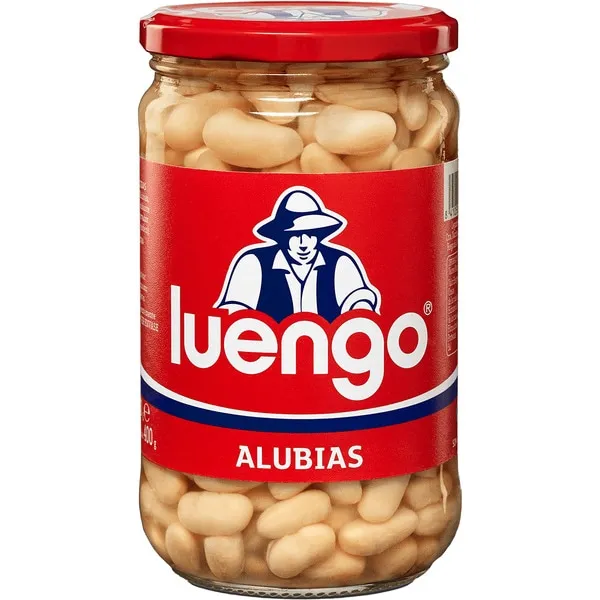 Luengo Alubias blancas cocidas tarro 300 g