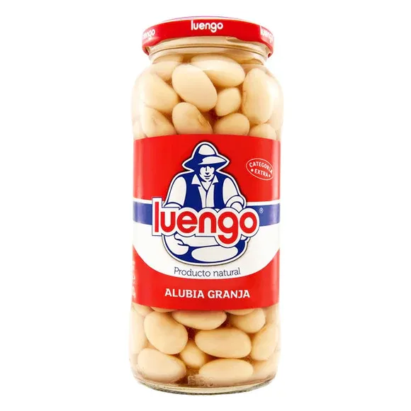 Luengo Alubias Granja Cocido Tarro 570 g