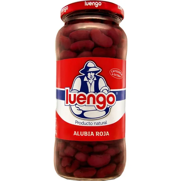 Luengo Alubias rojas cocidas tarro 570 g