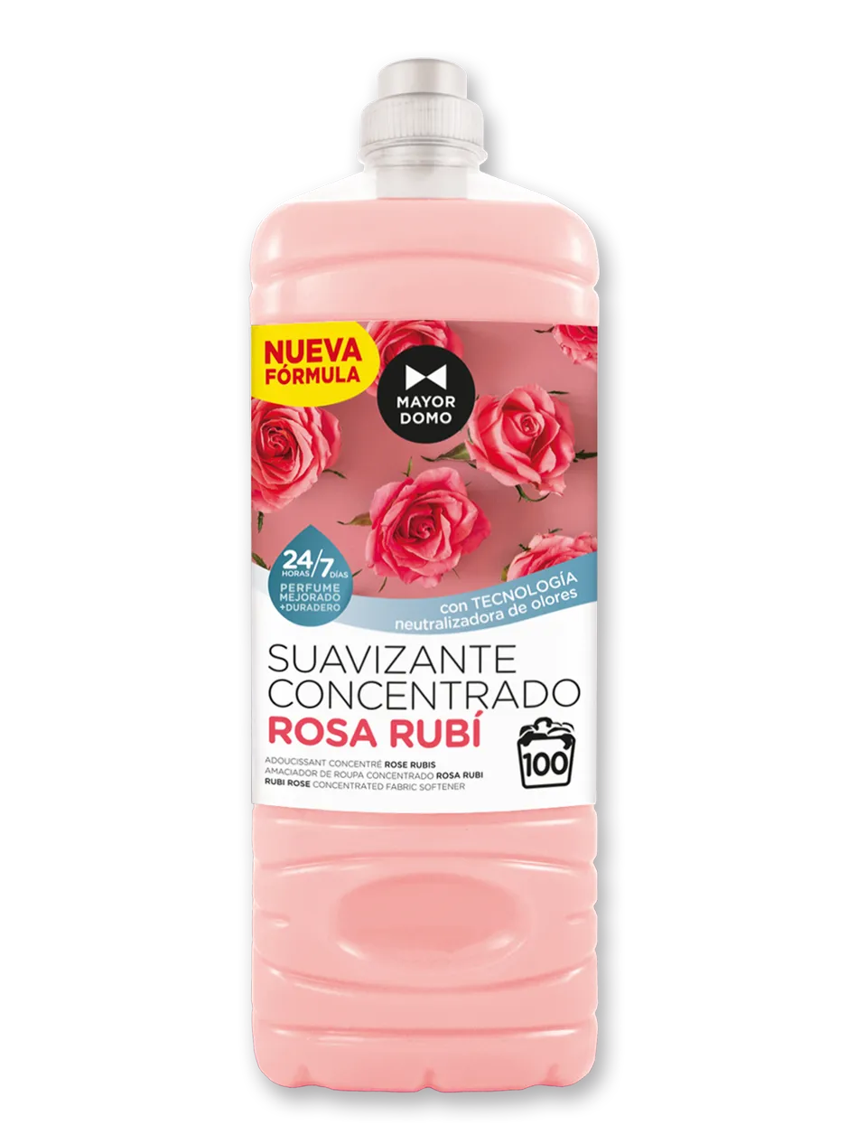Mayordomo Suavizante Concentrado Rosa Rubi 2Lt