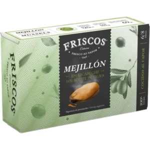 Mejillones escabeche 6/8 Friscos 120 g