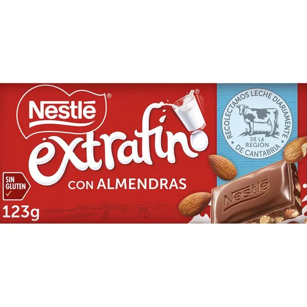 Nestlé Extrafino almendras 123 g