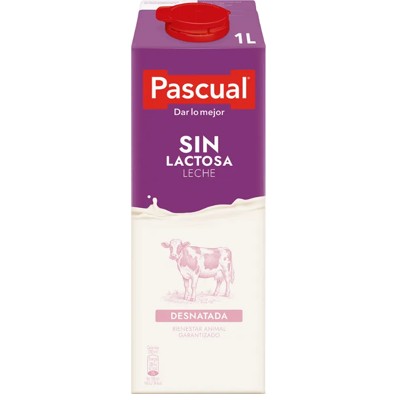 Pascual Desnatada sin lactosa 1 L
