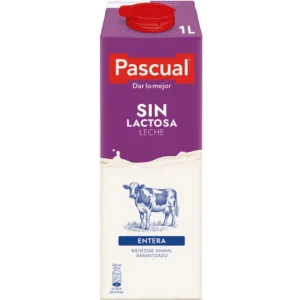 Pascual Entera sin lactosa 1 L