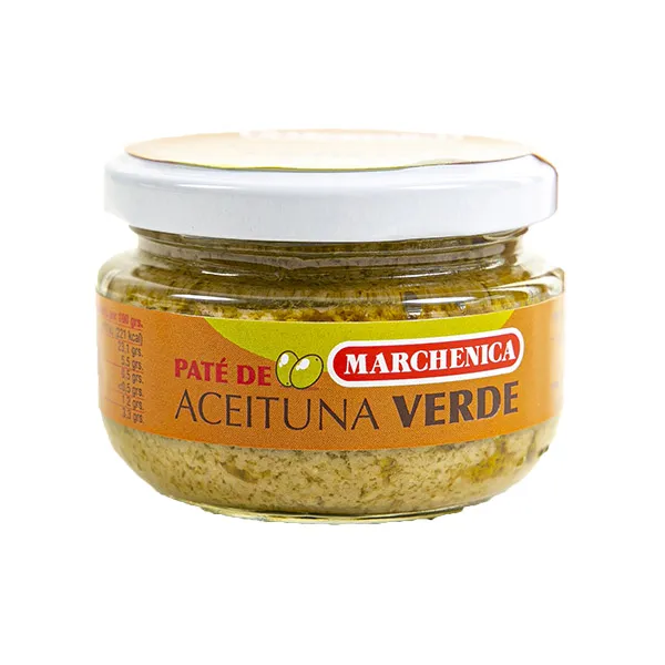 Paté olivas verdes tarro 120 g Marchenica