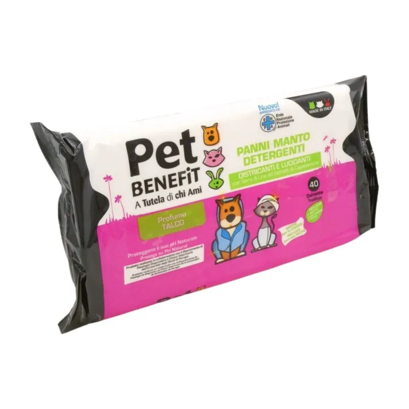 Pet Toallita Piel 40 Unid Mascotas