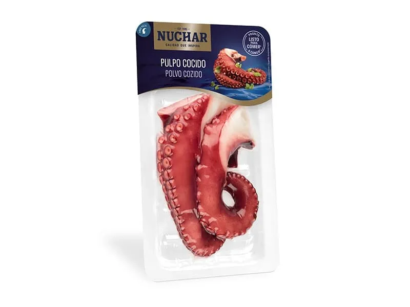 Pulpo cocido 2 patas Nuchar vacío 200 g