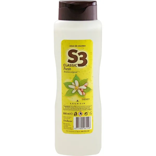 S3 Colonia Clásica Fresh 600ml