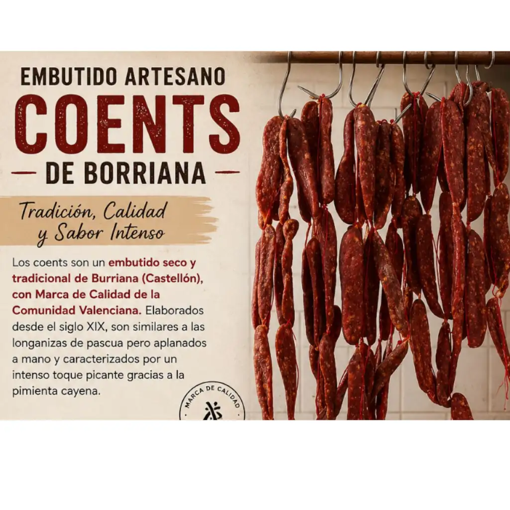 Salchicha Coents Burriana Futur 3 kg
