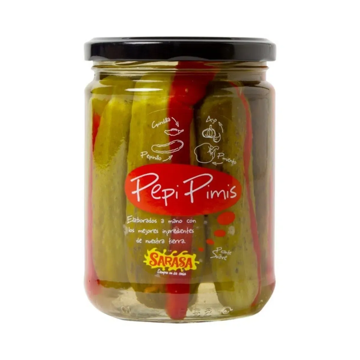 Sarasa Pepino Relleno de Pimiento 425 g