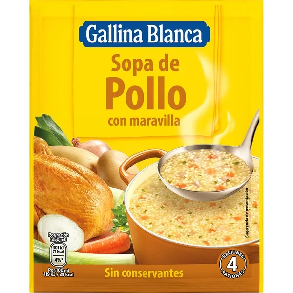 Sopa Maravilla sobres
