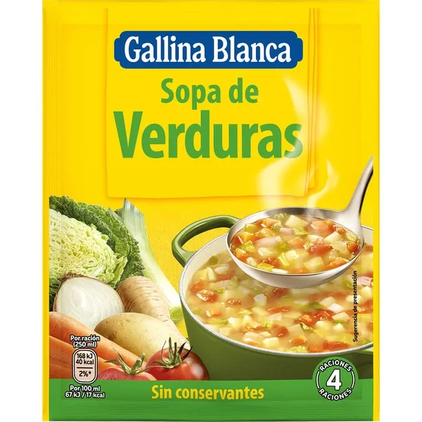 Sopa Verdura sobres