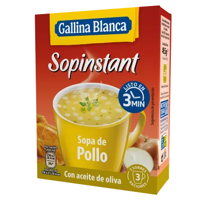 Sopa Cremosa de Pollo y Pasta