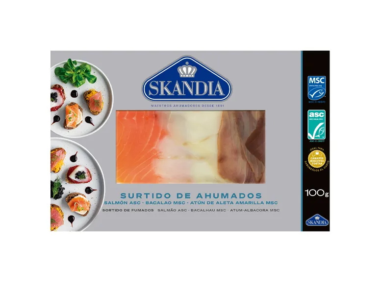 Surtido Ahumados 100 g Skandia