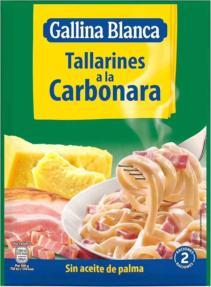 Tallarines Carbonara G.b. 500 g