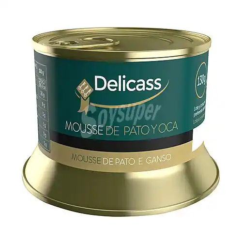 Pate de Oca Delicass en Lata 950 g