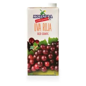 Uva Roja en Brik 1 L. sin azúcar Molinera