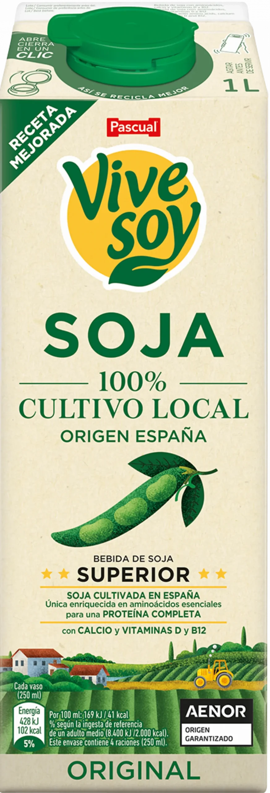 Vivesoy Soja Bebida Soja en pack 6 1 l