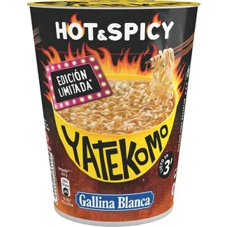 Yatekomo Hot Spicy vaso 60 g